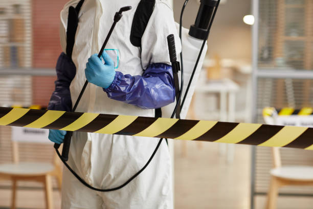 Professional Biohazard Cleanup technician working in Los Banos, CA